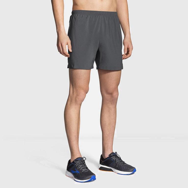 Brooks Sherpa 5 Løpeshorts Herre Tilbud - Grå - Norge (TDS315946)